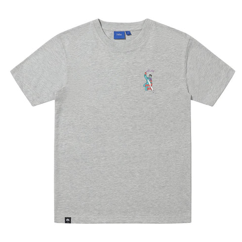 Helas Splash T-Shirt - Heather Grey - Streetart.fr